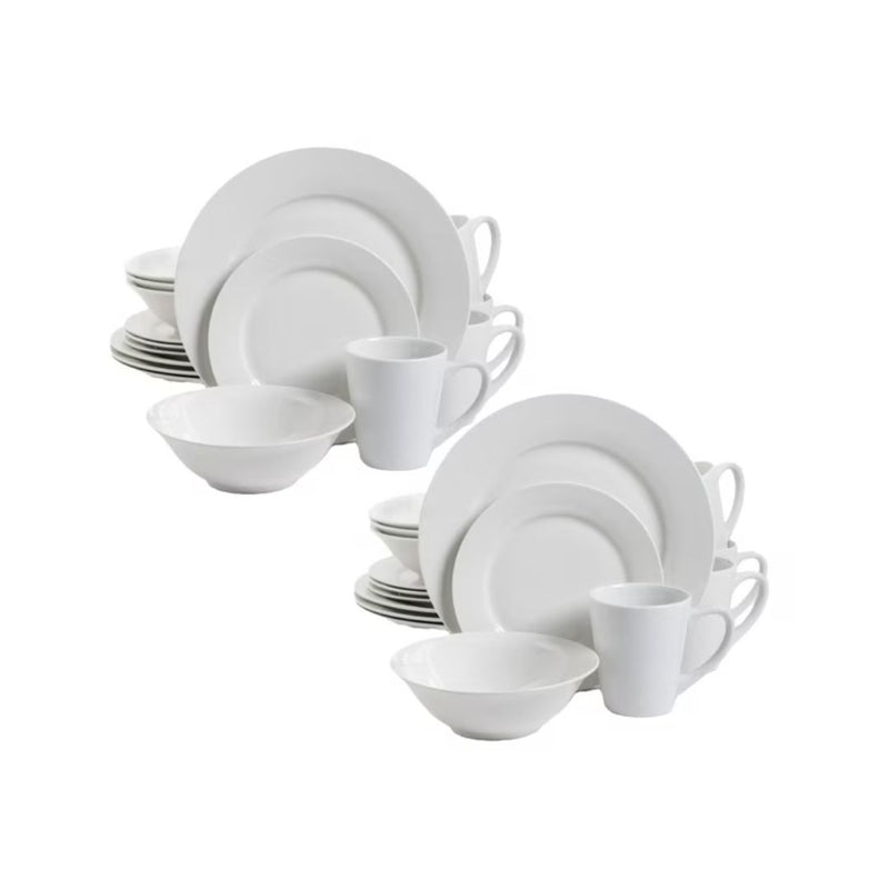 32-Pieces Gibson Home Noble Court Dinnerware Set