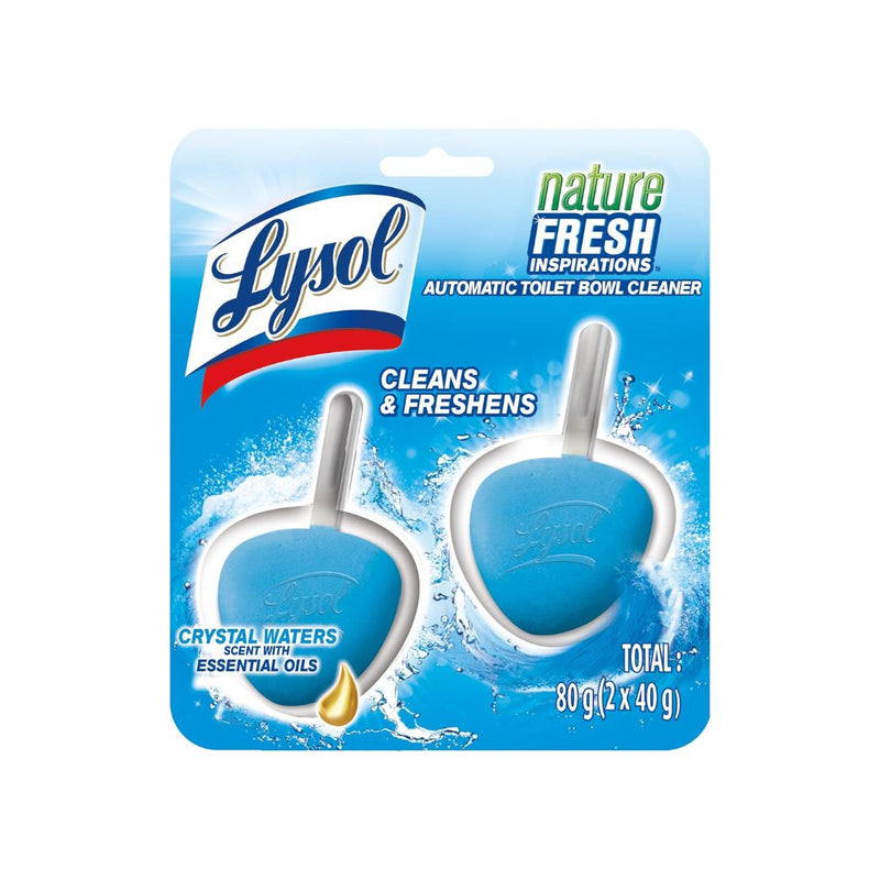 2-Count Lysol Automatic In-The-Bowl Toilet Cleaner