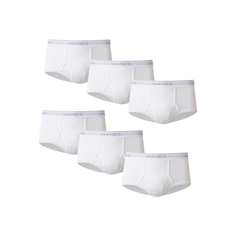 6 Hanes Men’s Moisture-Wicking Cotton Briefs