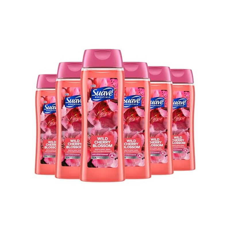 6 Pack Moisturizing Body Wash with Vitamin E, 18oz