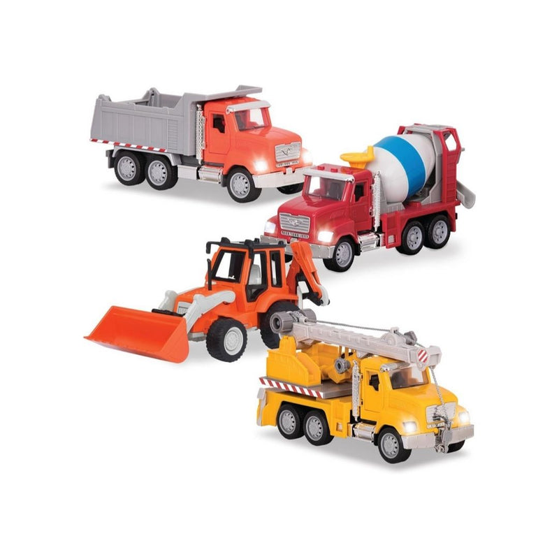 4-Pack Driven by Battat Construction Toy Trucks