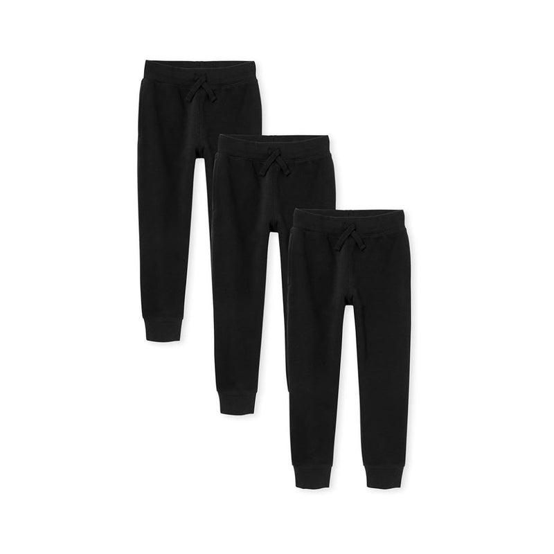 3-Pack The Children's Place Boys Active Fleece Jogger Sweatpants