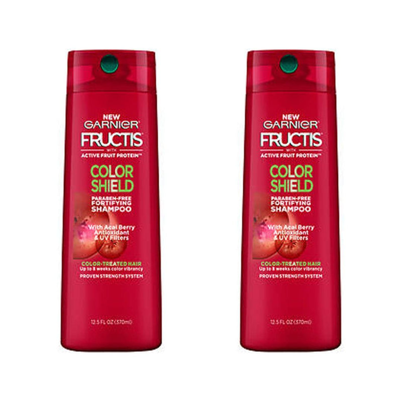 2 Bottles of Garnier Fructis Color Shield Shampoo