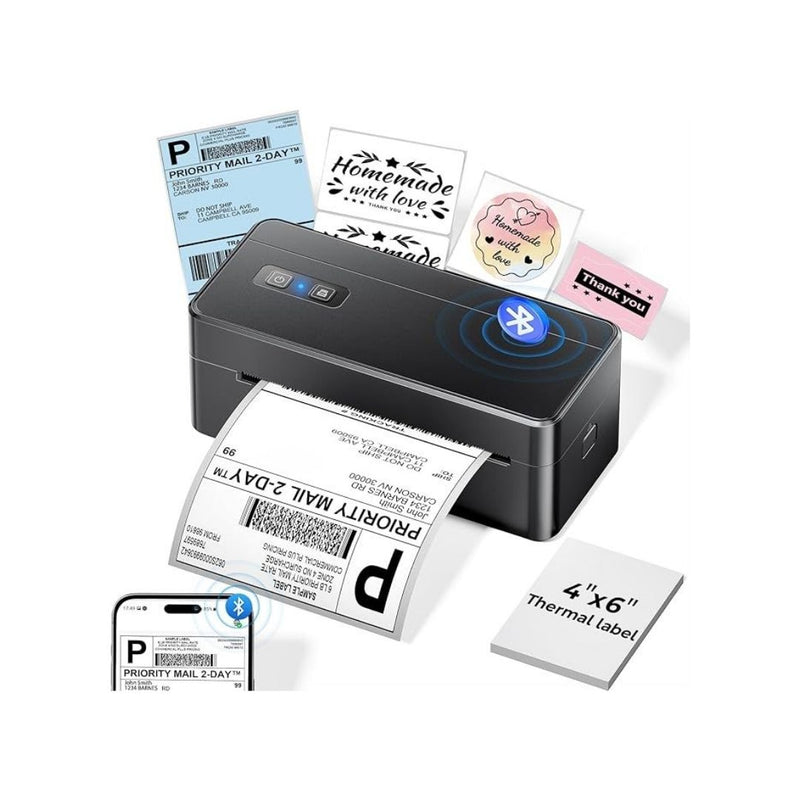 Bluetooth 4x6 Wireless Thermal Shipping Label Printer