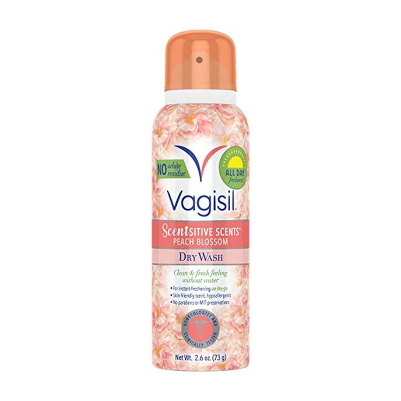 Vagisil Feminine Dry Wash Deodorant Spray 2.6oz