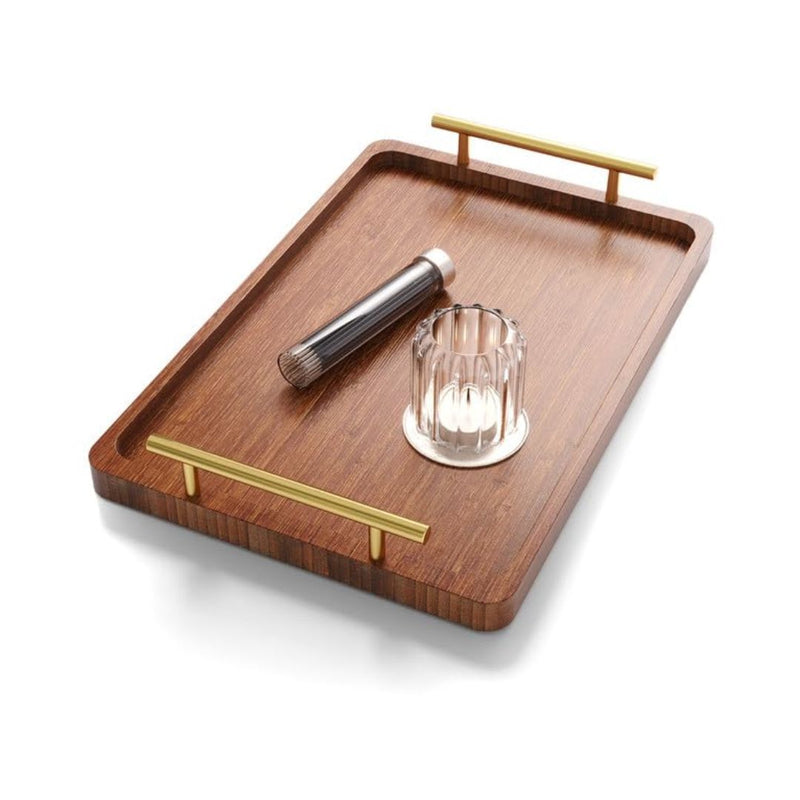 14.0 x 9.3-Inch Bamboo Serving Tray