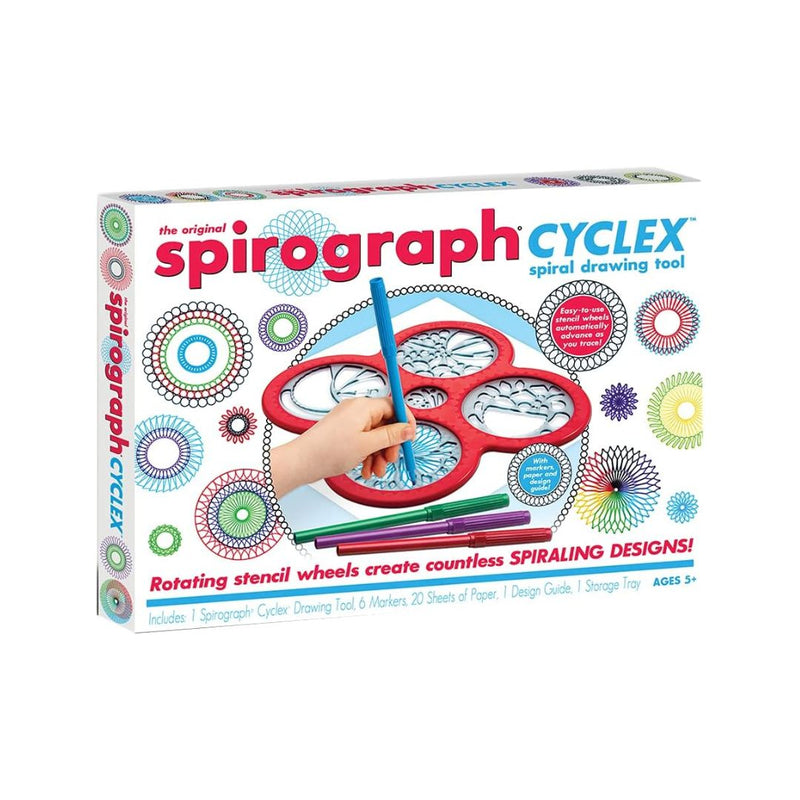 Spirograph – Cyclex Set – Art Kit – Rotating Stencil Wheel
