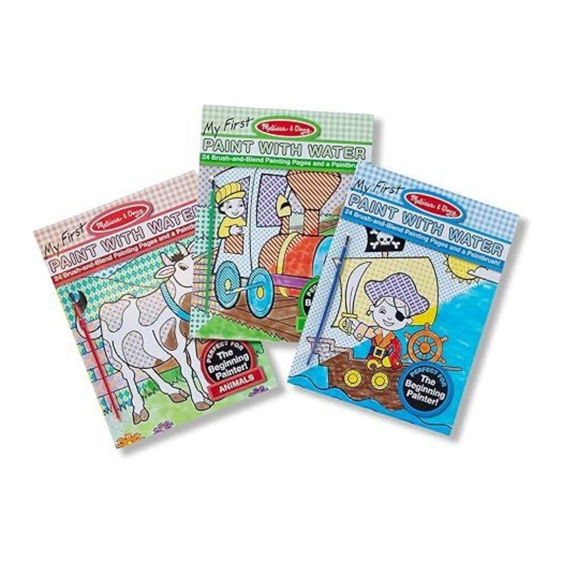 3-Pack Melissa & Doug My First Paint with Water Activity Books Set
