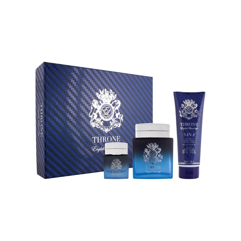 3 Piece English Laundry Throne Gift Set, 3.4 oz.