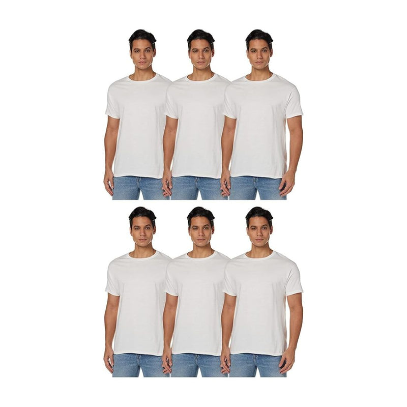 6 Hanes Men’s Essentials ComfortSoft Tees