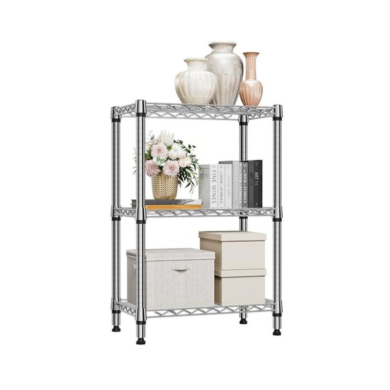 750 lbs 3 Tier Metal Storage Shelf Organizer