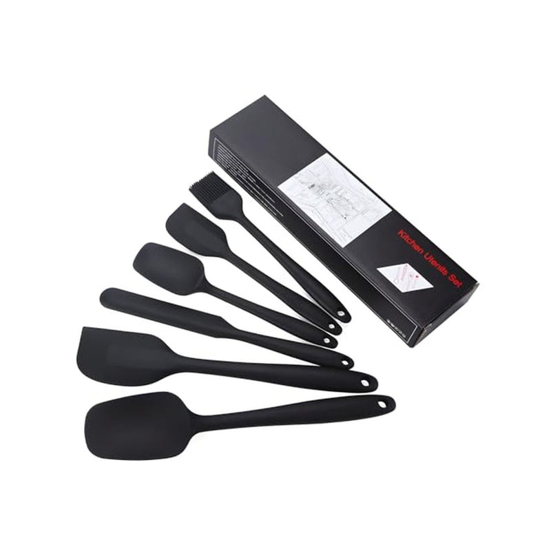 6 Pack Silicone Spatula Set