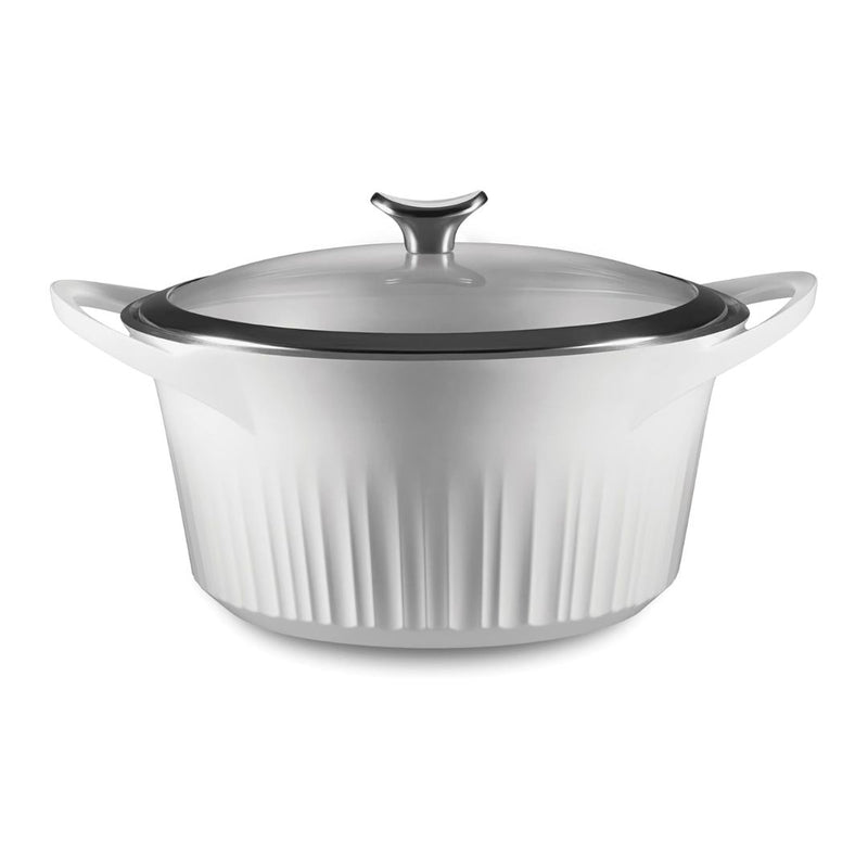 CorningWare QuickHeat 5.5-QT Cast Aluminum Dutch Oven With Lid