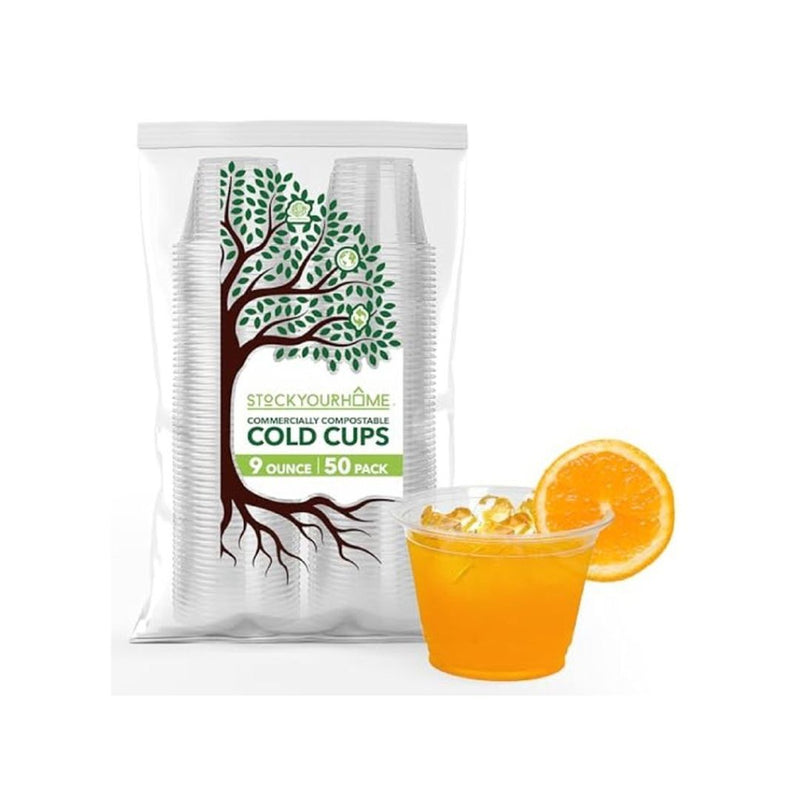 50 Pack 9 oz Disposable Cold Party Cups