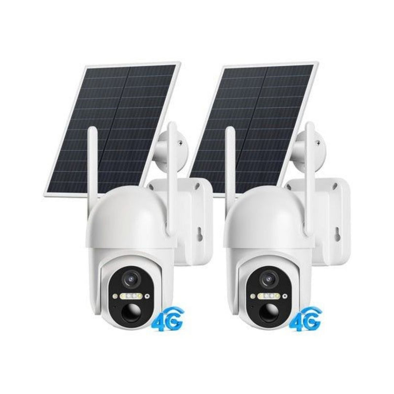 2 4G LTE Solar Security Cameras