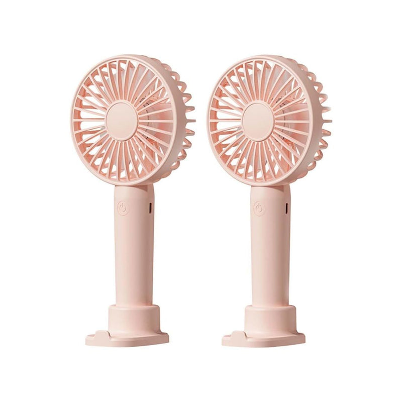 2-Pack Portable Handheld Mini Fan