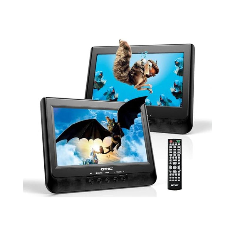 10.1-In Dual Screen Portable Car DVD Player