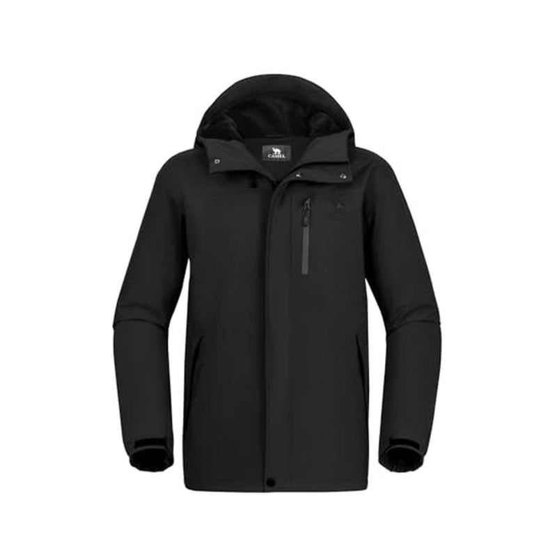 Men's Waterproof Ski Jacket Warm Fleece Lined Coat