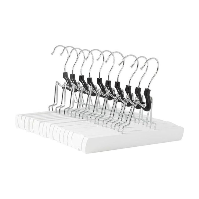 60 Pack Amazon Basics Wooden Pants Hangers