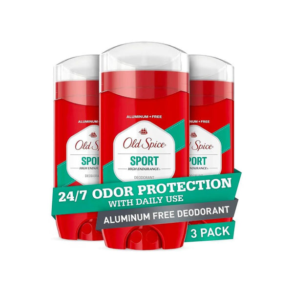 3 Old Spice Aluminum Free Deodorant Stick For Men