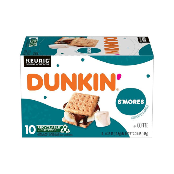 60 Keurig K-Cup Pods Dunkin’ Medium Roast S’mores Flavored Coffee