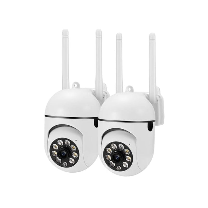 2 Pack Security Camera Wired Indoor Outdoor With App