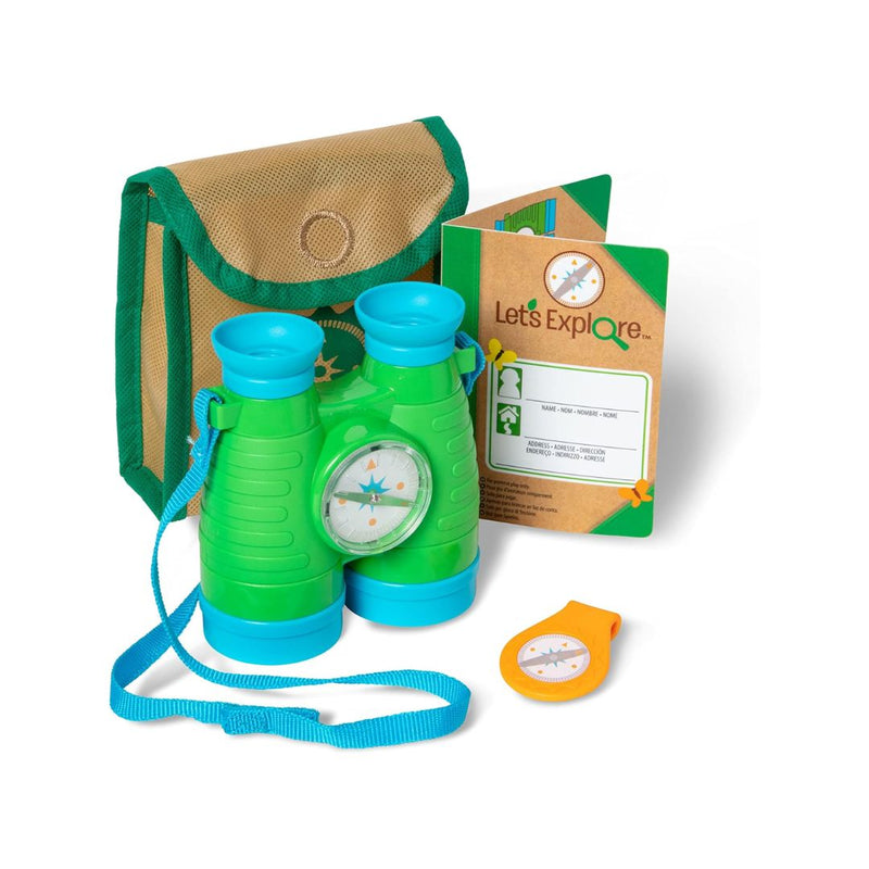 Melissa & Doug Let's Explore Binoculars & Compass Play Set