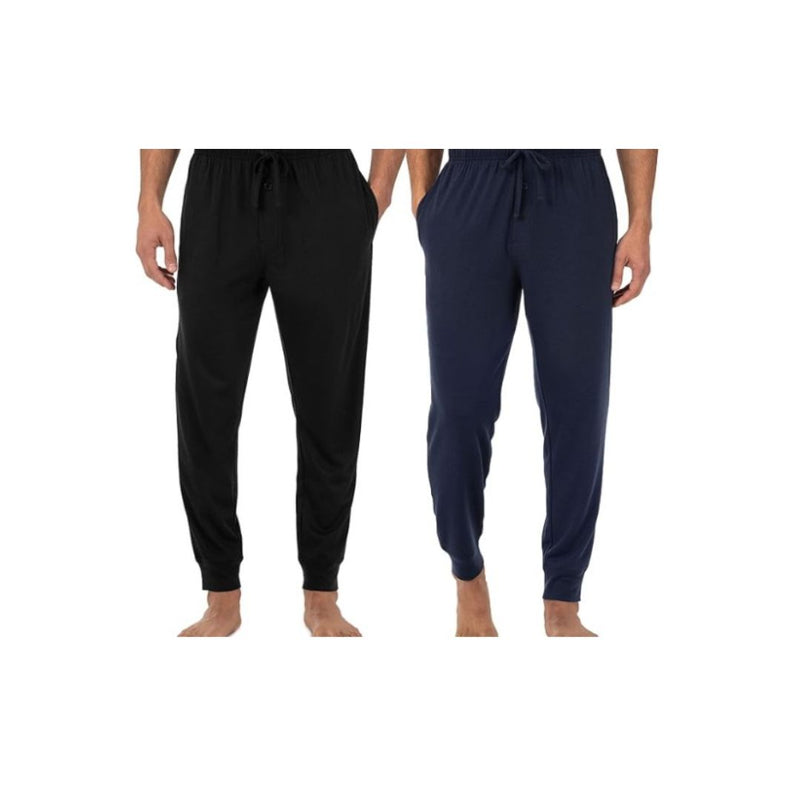 2-Pack Fruit of the Loom Men’s Jersey Knit Jogger Sleep Pants