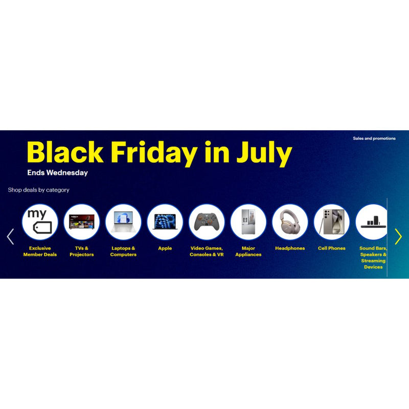 Best Buy Black Friday in July Sale