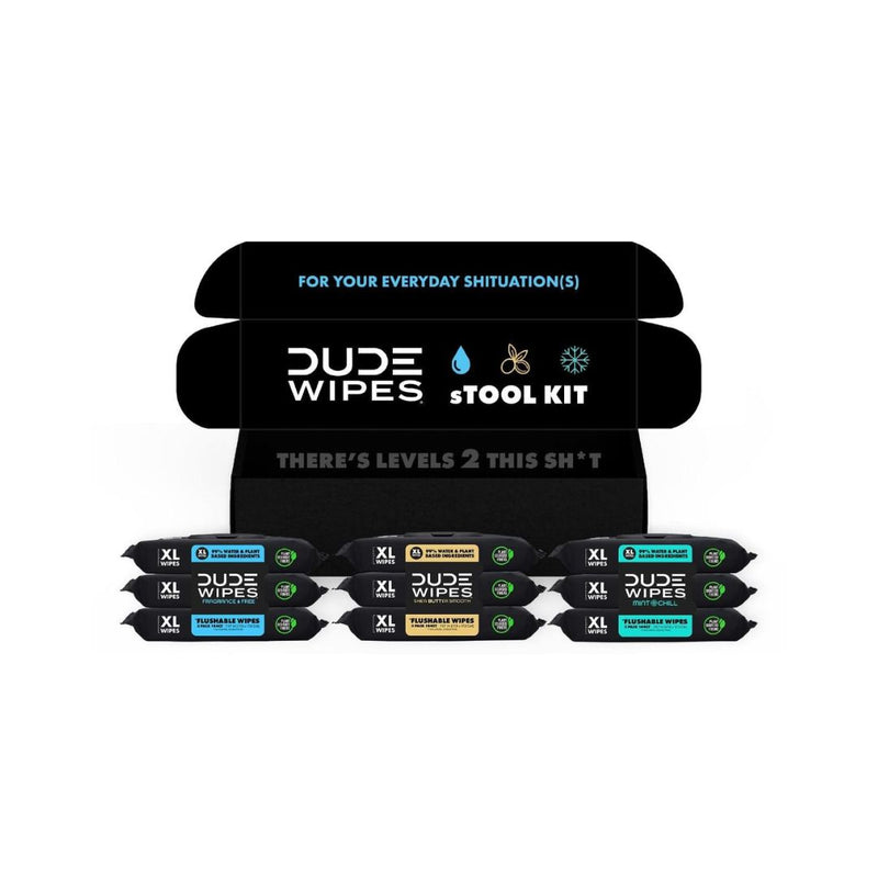 432 Pack DUDE Wipes Flushable Wipes Set