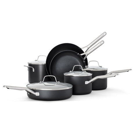 10 Piece Calphalon Hard-Anodized Nonstick Cookware Set