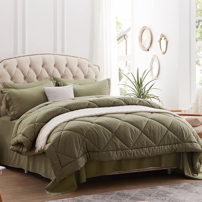 7 Piece Queen Comforter Set