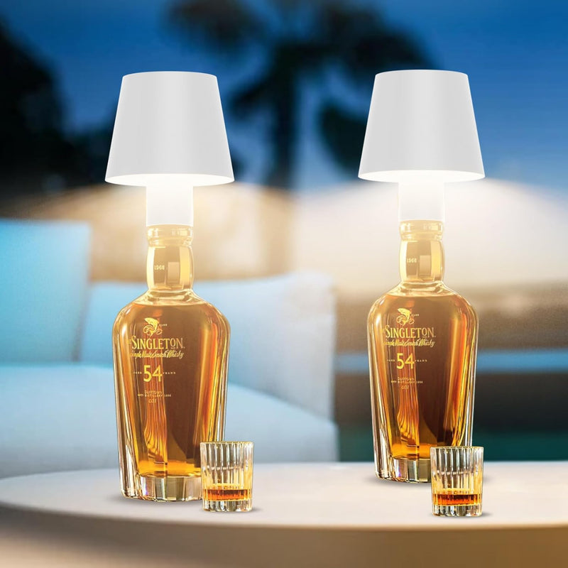 2 Pack LED Dimmable Bottle Lamp