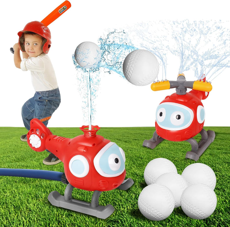 2 in 1 Water Sprinkler Baseball Toy