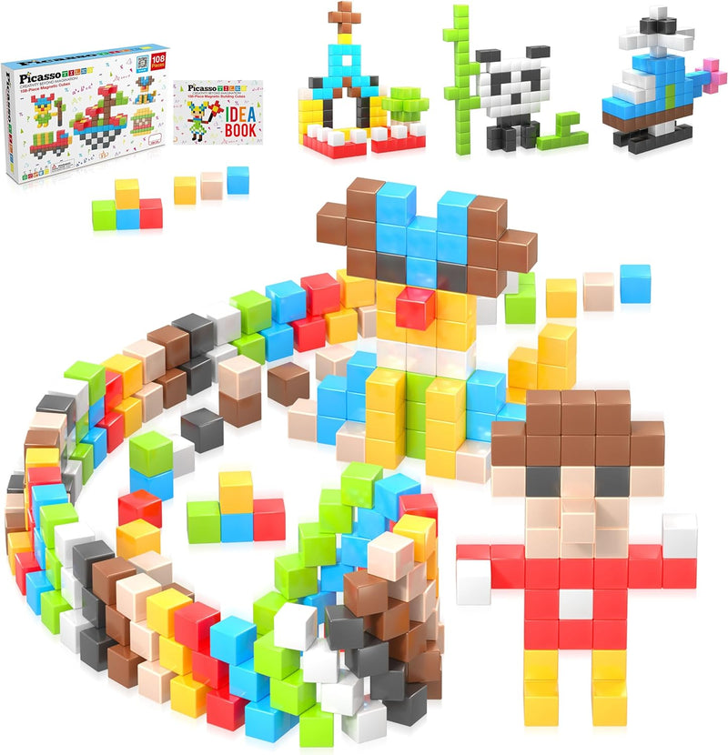 108 Pcs Picasso Cubes Magnetic Puzzle Cubes