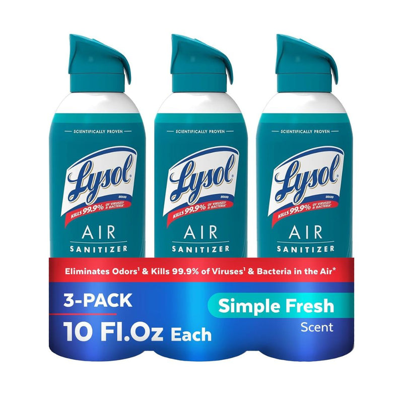 3-Pack Lysol Air Sanitizer Spray
