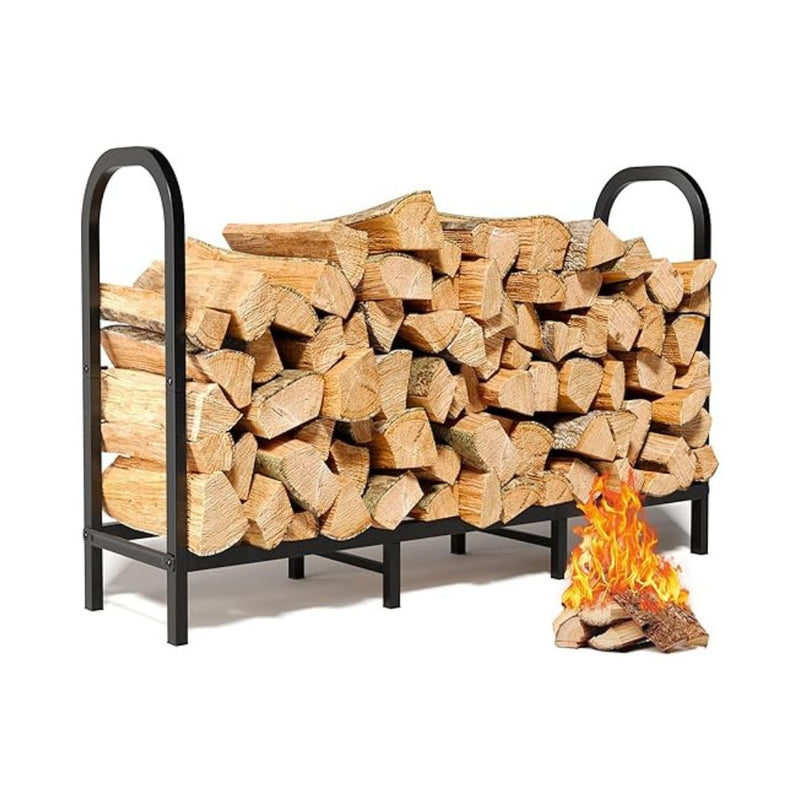 4-Ft Heavy Duty Firewood Rack