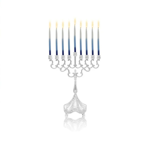 Majestic Giftware Silver-Plated Chanukkah Menorah