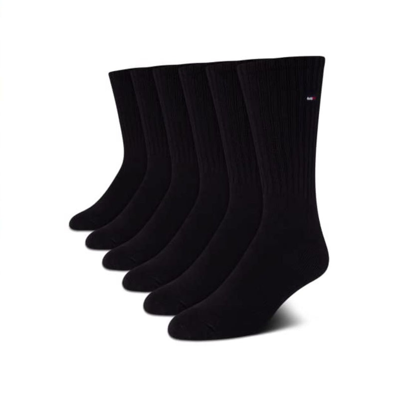 6 Pack Tommy Hilfiger Men's Crew Athletic Socks