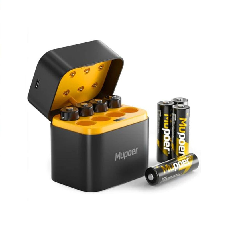 8 Pack AA Rechargeable Lithium Batteries 1.5V 3600mWh