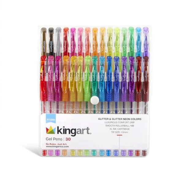 30 Pack Glitter Gel Pens