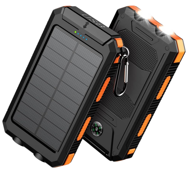 36,800mAh Waterproof Fast Charging Solar Power Bank