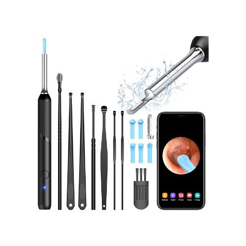 Ear Wax Removal Tool, 1080P Ear Cleaner Camera, 8 Pcs