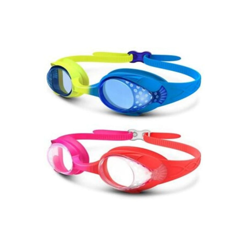 2-Pack OutdoorMaster Kids Swim Goggles (6 Color Combos)