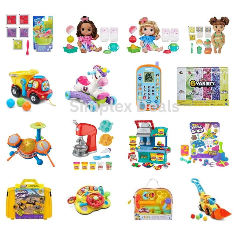 Buy 1 Get 1 50% off select Toys - Kinetic Sand, VTech, Play-Doh, Baby Alive & More