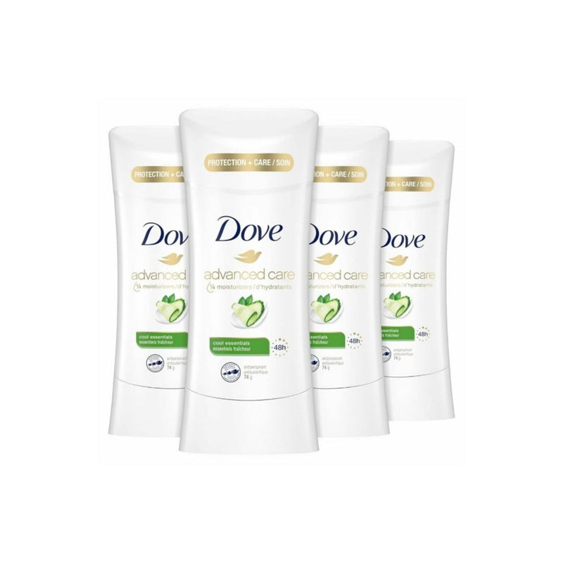 4-Pk Dove Advanced Care Antiperspirant Cool Essentials Deodorant for Women