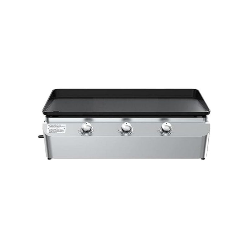 Nexgrill Premium 3-Burner Outdoor Griddle Grill, Stainless Steel with Cast Iron Top