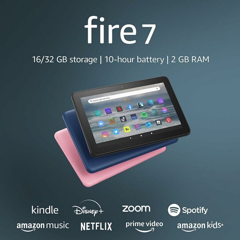 Amazon Fire 7 Tablet (2022 release), 7-Inch Display, 16 GB
