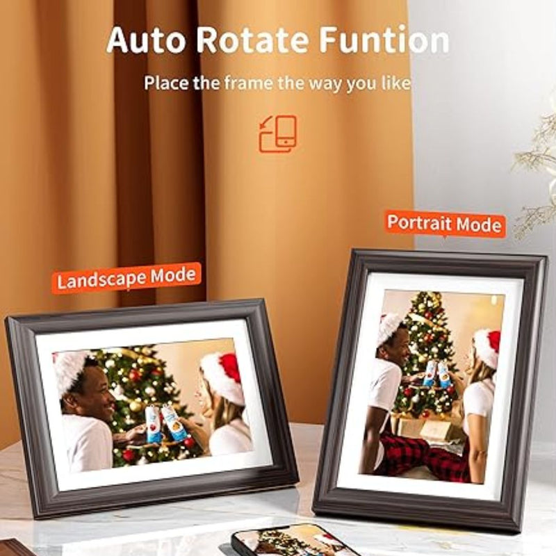 10.1-Inch WiFi Digital Picture Frame with Touch Screen
