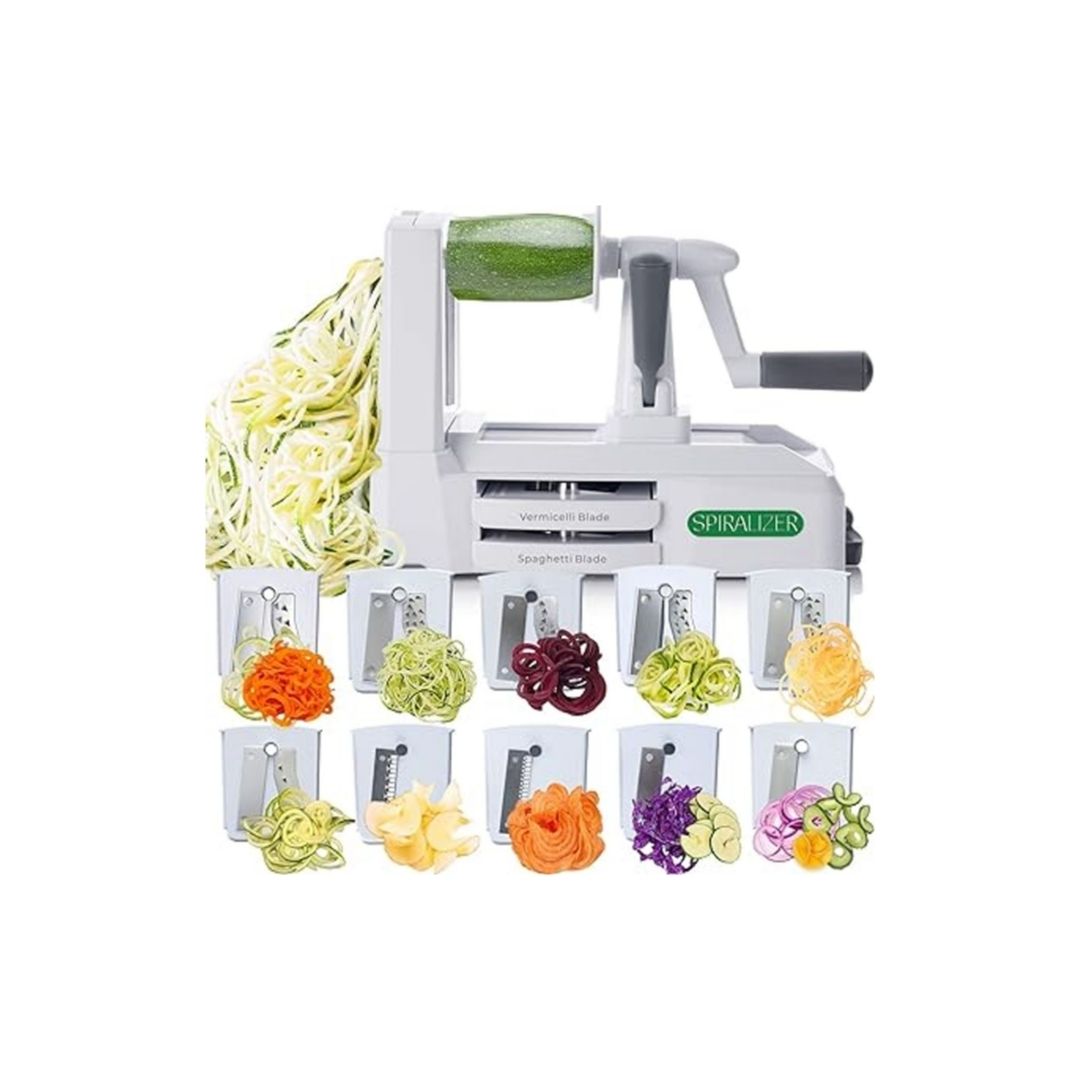 10 Blade Vegetable Spiral Slicer with 4 Recipe eBooks – spiralizer_us